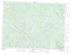 021M05 Lac Batiscan Canadian topographic map, 1:50,000 scale from Quebec Map Store