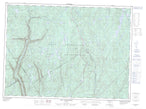 021M06 Lac Sautauriski Canadian topographic map, 1:50,000 scale from Quebec Map Store