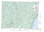 021M07 Maillard Canadian topographic map, 1:50,000 scale from Quebec Map Store
