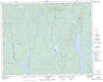 022O05 Lac Grandmesnil Canadian topographic map, 1:50,000 scale from Quebec Map Store