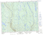 022O09 Lac Du Brochet Canadian topographic map, 1:50,000 scale from Quebec Map Store