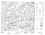 024D10 Lac Vallerenne Canadian topographic map, 1:50,000 scale from Quebec Map Store