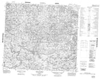 024D12 Lac Le Boux Canadian topographic map, 1:50,000 scale from Quebec Map Store