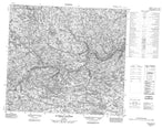 024D13 Ruisseau Soupras Canadian topographic map, 1:50,000 scale from Quebec Map Store