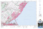 030M05 Hamilton Burlington Canadian topographic map, 1:50,000 scale from Ontario Map Store