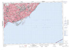 030M11 Toronto Canadian topographic map, 1:50,000 scale from Ontario Map Store