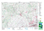 030M13 Bolton Canadian topographic map, 1:50,000 scale from Ontario Map Store