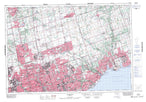 030M14 Markham Canadian topographic map, 1:50,000 scale from Ontario Map Store