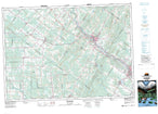 031H09 Richmond Canadian topographic map, 1:50,000 scale from Quebec Map Store