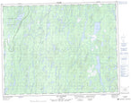 032I06 Lac Claverie Canadian topographic map, 1:50,000 scale from Quebec Map Store