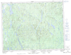 032I07 Lac Pauli Canadian topographic map, 1:50,000 scale from Quebec Map Store