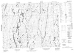 032I08 Lac Primont Canadian topographic map, 1:50,000 scale from Quebec Map Store