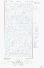 035G04E Lac Allemand Canadian topographic map, 1:50,000 scale from Quebec Map Store