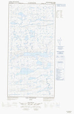 035G05W Lac Chukotat Canadian topographic map, 1:50,000 scale from Quebec Map Store