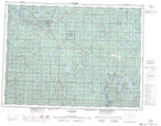 041O Chapleau Canadian topographic map, 1:250,000 scale from Ontario Map Store