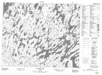 053A15 Sennett Lake Canadian topographic map, 1:50,000 scale from Ontario Map Store