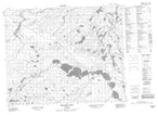 053B01 Menako Lakes Canadian topographic map, 1:50,000 scale from Ontario Map Store