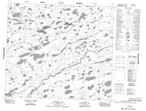 053M11 Ransom Lake Canadian topographic map, 1:50,000 scale from Manitoba Map Store