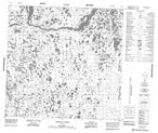 054L14 Tambanay Rapids Canadian topographic map, 1:50,000 scale from Manitoba Map Store