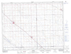 062E06 Midale Canadian topographic map, 1:50,000 scale from Saskatchewan Map Store