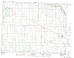 062F13 Maryfield Canadian topographic map, 1:50,000 scale from Saskatchewan Map Store