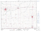 062H04 Altona Canadian topographic map, 1:50,000 scale from Manitoba Map Store