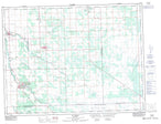 062H07 St Malo Canadian topographic map, 1:50,000 scale from Manitoba Map Store