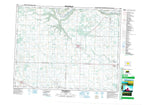 062K05 Rocanville Canadian topographic map, 1:50,000 scale from Saskatchewan Map Store