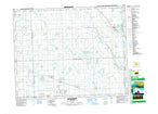 062L16 Bredenbury Canadian topographic map, 1:50,000 scale from Saskatchewan Map Store