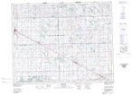 062M03 Goodeve Canadian topographic map, 1:50,000 scale from Saskatchewan Map Store