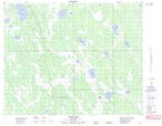 063B02 Pine Lake Canadian topographic map, 1:50,000 scale from Manitoba Map Store