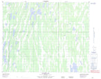 063B03 Archies Lake Canadian topographic map, 1:50,000 scale from Manitoba Map Store