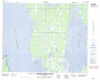 063B04 Chisaki Lake Canadian topographic map, 1:50,000 scale from Manitoba Map Store