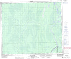 063E14 New Channel Canadian topographic map, 1:50,000 scale from Saskatchewan Map Store