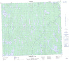 063M07 Marchel Lake Canadian topographic map, 1:50,000 scale from Saskatchewan Map Store