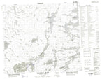 063M09 Sandy Bay Canadian topographic map, 1:50,000 scale from Saskatchewan Map Store