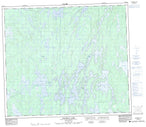 063M10 Wintego Lake Canadian topographic map, 1:50,000 scale from Saskatchewan Map Store