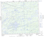 063P02 Cotton Lake Canadian topographic map, 1:50,000 scale from Manitoba Map Store