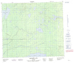 064A06 Meridian Lake Canadian topographic map, 1:50,000 scale from Manitoba Map Store
