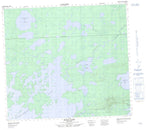 064A09 Hale Lake Canadian topographic map, 1:50,000 scale from Manitoba Map Store