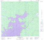 064G09 Hammond Point Canadian topographic map, 1:50,000 scale from Manitoba Map Store