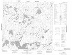 064K01 Chartrand Lake Canadian topographic map, 1:50,000 scale from Manitoba Map Store