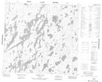 064K03 Easton Lake Canadian topographic map, 1:50,000 scale from Manitoba Map Store