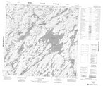 064N05 Snyder Lake Canadian topographic map, 1:50,000 scale from Manitoba Map Store