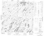 064N07 Hugill Creek Canadian topographic map, 1:50,000 scale from Manitoba Map Store