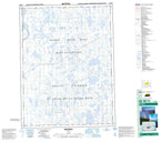 066M13 No Title Canadian topographic map, 1:50,000 scale from Nunavut Map Store