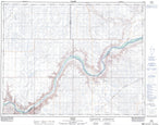 072L14 Howie Canadian topographic map, 1:50,000 scale from Alberta Map Store