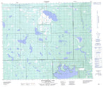 073K04 Ministikwan Lake Canadian topographic map, 1:50,000 scale from Saskatchewan Map Store