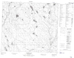 073O06 Cinder Lake Canadian topographic map, 1:50,000 scale from Saskatchewan Map Store