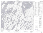 073O09 Sandfly Lake Canadian topographic map, 1:50,000 scale from Saskatchewan Map Store